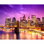 5D DIY Teemanttikandid Linna &ouml;ine maastik &uuml;mmargune teemantmaal Ristpistes mosaiik Kodukaunistus 25X20cm mitmev&auml;rviline