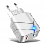VAORLO 28W laadija h&otilde;&otilde;guv laadimisport topelt USB 3.0 kiirlaadimine andmekaabli jaoks EU USA laadija kiiresti RU