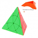 Yj Neo Kuubik Yongjun Kroonleht P&uuml;ramiid Leht Maagilised Kuubikud Kleebisteta Pyraminx Cubo Maagiline Kiirus Pusle Kuubik &Otilde;ppem&auml;nguasjad Spinner