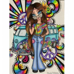 5D DIY Teemantmaal Moodne t&uuml;druk Ristpistete komplekt Mosaiik Teemanttikandid Roos T&auml;is&uuml;mmargune/ruudukujuline puur Kodukaunistus Round 20x30cm