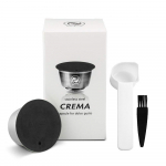 [i Cafilas][HR-104] Korduvkasutatavad kohvikapslikapselid, kohvifiltrid, roostevabast terasest kreemmasina tassid, lukustusklamber Dolce Gusto LUMIO masina EDG, Mini Me jaoks 1 Capsule h&otilde;be