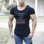 Muscleguysi suvised meeste treeningud l&uuml;hikeste varrukatega Fitness Spordi T-s&auml;rk Muscle Vest Kerge ja hingav j&otilde;usaali Kulturismi T-s&auml;rk Moe T-s&auml;rk M must