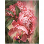 &Uuml;mar puur Pojeng Kaasaegne kodukaunistus Teemantmaal Lilled N&auml;put&ouml;&ouml; Teemanttikandid Full Round 20x30CM