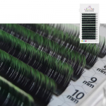 GLAMLASH Individual Gradient Extension ripsmed segav&auml;rviga Punane Roheline Sinine Lilla meik Lifting ripsmed 0.07mm D 8-14mmMIX