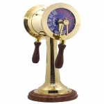 Retro Messing Telegraaf 35,56 cm Kellaga Helisignaal Kangi Liikumine, K&auml;sitsi Valmistatud Masina Telegraaf, Merenduslik Kogutav Kingitus, Merenduslik Kingitus