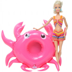 1x nuku p&auml;&auml;ster&otilde;ngas + 1x ujumistrikoo, riided Barbie nukkudele 1/6 nukumaja tarvikud, lapsed teesklevad, m&auml;ngivad suvine rannas ujumise m&auml;nguasi