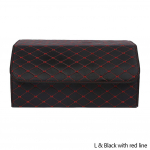 Uus suure mahutavusega auto pagasiruumi organiseerimiskast Auto mitmeotstarbelised t&ouml;&ouml;riistad Hoiukott Panipaik Korrastamine Nahk Kokkupandav L