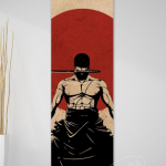 Prinditud l&otilde;uend Jaapani animatsiooniplakat &uuml;hes t&uuml;kis kodukaunistus Lufei seinamaalingud Zorro seinakunstiteosed 20cm&times;40cm NoFrame