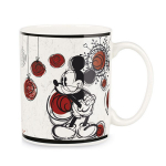 Disney [A1479] &ndash; keraamiline kruus  Mickey  (Miki Hiir) valge punane - 90x85 mm (330 ml) valge