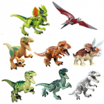 YG77001 Dinosaurus Pterosaurus Triceratops Tyrannosaurus Rex Minifiguur lapsed, kes panevad kokku pusle ehitusploki m&auml;nguasjad
