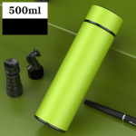 Auto veetass Intelligence termostops 500 ml vaakumkolvid kaasaskantav roostevabast terasest termostops veepudel reisiteekruus kontoritermose tass 500ml