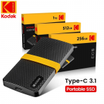 KODAK X200 Mini PSSD USB3.1 v&auml;line k&otilde;vaketas 256 GB 512/1T/2T pooljuht PSSD PC s&uuml;learvutitele lauaarvutitele
