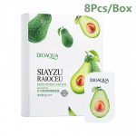 BIOAQUA 8 tk/karp Shea Butter Beauty Skin Sleeping Mask Moisturing Poure Rereshing & Oil Control P&auml;ikesej&auml;rgne taastav mask Vananemisvastane