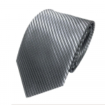 Meeste klassikaline žakaarv&auml;rvi kootud triibuline lips Meeste lipsu pidulik pulmalips must