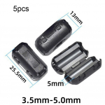 S&uuml;damikm&uuml;ra filter Ferriit Pehme magnet Toroidaalne 13mm 5mm