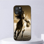 Running Horse Animal telefoni&uuml;mbris iPhone 11 12 Mini 13 14 Pro Xs Max X 8 7 6s Plus 5 Se Xr Shell jaoks iPhone6