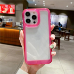 Luksuslik l&auml;bipaistev telefoni&uuml;mbris Iphone 11 12 13 14 Pro Max X Xs Xr Max 7 8 Plus p&otilde;rkekindlate l&auml;bipaistvate &uuml;mbriste kate For iPhone 12 roosa