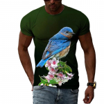 Suvised Loomad Linnud Meeste graafilised t-s&auml;rgid Mood vabaaja isikup&auml;ra 3D-prinditud l&uuml;hikeste varrukatega s&auml;rgid Hip-hop &uuml;markaelus Harajuku top S