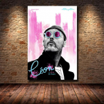 Killer Not Too Cold Leon Mustvalge filmiplakatid Moodne elutuba Magamistuba Kodu Baari Seinadekoratsioon Pildid L&otilde;uendimaalingud 20x40cm Unframed