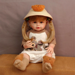 55 cm Reborn Baby Doll V&auml;ikelapse t&uuml;drukule Pehme kogu kehaga silikoonist Ilus Reborn Princess Doll Real Touch vannim&auml;nguasi lastele kingitused