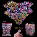 150 tk/100 tk/50 tk/30 tk v&auml;rvilised klambrid plastist fikseeritud klambrid klambrid &otilde;mblemise k&auml;sit&ouml;&ouml; tekk sidumisklambrid 30pcs with Bag