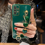 Luksuslik Love Heart k&auml;ev&otilde;ru katte&uuml;mbris Samsung Galaxy A52 A72 A32 A52s A53 A73 A33 A23 A13 4G 5G silikoonist pehme kaitsekate A72 (4G 5G)