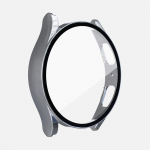 PC+karastatud klaasist kaitse&uuml;mbris Samsung Galaxy Watch 5 40mm 44mm t&auml;isekraani kaitse&uuml;mbrisega kaitseraua kate Galaxy Watch 5 40mm must