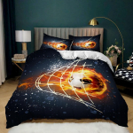 3D jalgpalli voodipesu komplekt Spordi tekikate padjap&uuml;&uuml;r 2/3 t&uuml;kki DE135 * 200 t&auml;issuuruses poiste ja meeste tuba Kiiresti kuivav pehme kodu sisustus Baby 100x135cm