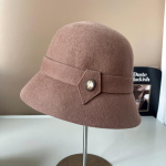 Prantsuse elegantne Austraalia villane &auml;mbrim&uuml;ts naiste mood ehetega silinder Soe viltk&uuml;bar vintage valamum&uuml;ts 56-58cm khaki