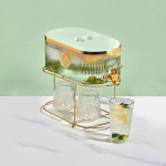 Beverage Dispenser with Spigot, Drink Container, Easy to Clean Sturdy Iced