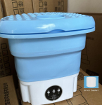 Ultraheli kokkupandav pesumasin aluspesu sokid steriliseerimine ja desinfitseerimine minipesumasin Home Travel 【1】 beebi sinine v&auml;rv