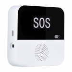 Multifunktsionaalne WiFi-piiler Smart Wireless SOS Medical Alert System Kukkumishoiatusseadme &otilde;e hoiatus valge