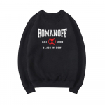 Romanoffi 1984. aasta dressipluus Natasha Romanoff superkangelaste pusad Naiste kaelariietega dressipluusid pikkade varrukatega pulloverid t&auml;navar&otilde;ivaste topid L