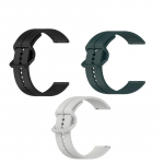 Magnetpandlaga silikoon Samsung Galaxy Watch 4 6 rihmaga originaal Galaxy Watch 5 Pro 4 Classic 44mm 40mm 42mm 46mm 45mm rihm 3pcs-Watch 6 must