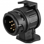 Haagise adapteri adapter autodele ja haagistele, 13 kontaktiga 7 kontaktiga (Adapter/haakekonks 13 kontaktiga autolt 7 kontaktiga haagisele) 8x6x5cm