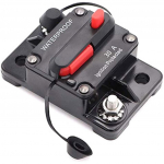 Auto kaitsel&uuml;liti 30A 12V-48V alalisvoolu veekindel autoheli sisseehitatud kaitsel&uuml;liti koos k&auml;sitsi l&auml;htestamise kaitsmehoidiku inverteriga mootor-auto paadi jaoks (30A) 13x11x7cm