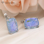 Moodsad ristk&uuml;likukujulised j&auml;&auml;pragudest kristallist tilkk&otilde;rvar&otilde;ngad naistele roosa kullav&auml;rvi pulmaehted k&otilde;rvatropid