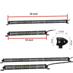 Uus t&auml;iendus 800 W 20-tolline / 10-tolline universaalne LED-tuliriba tulvavalgusti kombineeritud maastur, maastikus&otilde;iduki lisavarustus 20 inches