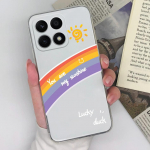 For Honor 20S 30S 9S 9X Pro X8a X7a 8A Pro 50 Pro Magic5 Pro tagakaas Fashion kaitsev l&auml;bipaistev pehme silikoon&uuml;mbris Rainbow For Honor kaitseraua Honor 10i