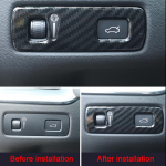 ABS s&uuml;sinikkiust Volvo XC60 2018 autotarvikud auto vasakpoolne keskmine juhtkarbi kaunistus kaane sisustus auto stiil