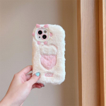 S&uuml;gis/talv Cartoon Pig objektiivi raam pehme telefoni&uuml;mbris iPhone 15 14 13 12 11 Pro Max k&otilde;ikeh&otilde;lmav kukkumiskaitse kate iPhone 14 Pro Max valge