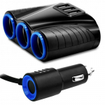 Autolaadija 12/24v auto sigaretis&uuml;&uuml;taja pistikupesa jaoturi pistik USB laadija adapter LED autolaadija adapteri tuvastamine telefoni jaoks