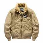 Talvine meeste puuvillane polsterdatud jope suures suuruses tepitud jakk Talvine lennujope, tuulekindel, sooja hoidev mantel M