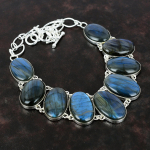 Labradoriit kaelakee 925 Sterling Silver kaelakee Peen v&auml;&auml;riskivide ehted reguleeritav kett kaelakee k&auml;sitsi valmistatud s&uuml;nnikivi ehteid kingitus talle