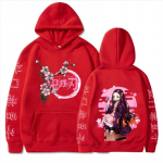 Kimetsu No Yaiba Demon Slayer Hoodies Anime Kamado Nezuko Graphics Print Harajuku Kapuutsiga dressipluus Unisex Y2k Riided Sudadera M