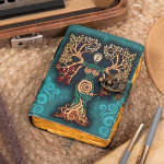 Vintage Leather Journal Diary, A5 17,78 X 12. 7 cm