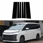6 tk auto samba postid Ukse akna vormimisdetailide kleebised Toyota Noah Voxy R90 jaoks Suzuki Landy 2022 2023 l&auml;ikiv klavermust