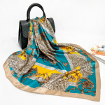 Kvaliteetsed luksuslikud siidist sallid peapael Sallid kaelasall naistele kett siidist sall naiste dekoratiivne sall 90*90cm