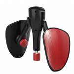 Reie peamise takistuse reguleerimise libisemisvastane vaagnap&otilde;hja lihaseid tugevdav reie jalgade harjutus meestele, naistele punane must v&auml;rv