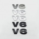 ABS HSE V6 V8 logo t&auml;htedega pagasiruumi m&auml;rgi embleem L/R/R/angeRover V/elar LR4 LR2 LR3 SV jaoks V8 must